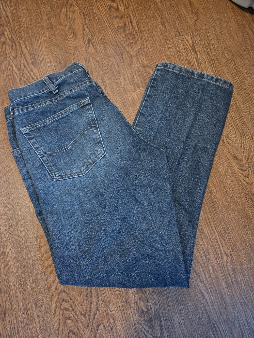 LEE Classic Men's Blue Denim Jeans 34X30